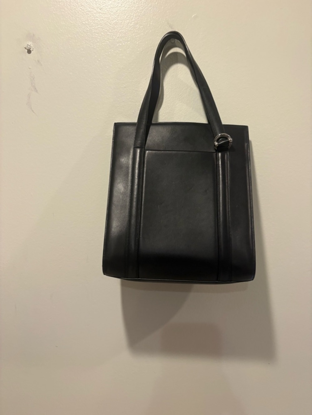 Cartier Black Leather Mini Tote